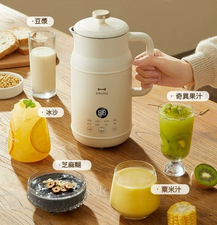 China BRUNO Soymilk Blender 600ml 多功能全自動奶壺豆漿機破壁機 600ml - 小