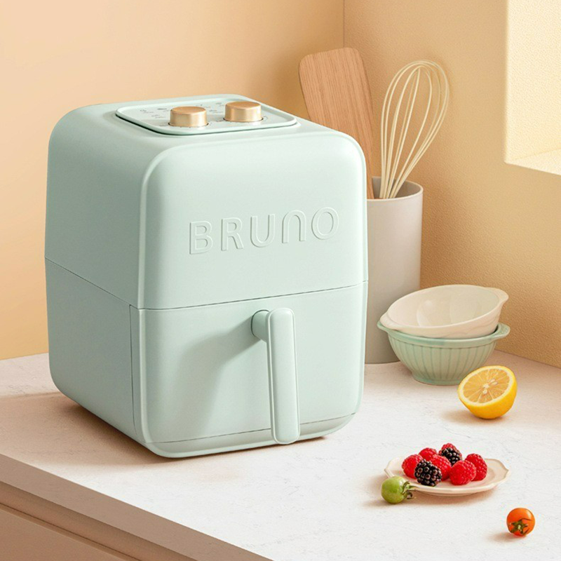 China BRUNO Air Fryer 3.5L - Green 小魔方全自動空氣炸鍋 3.5L - 薄荷綠