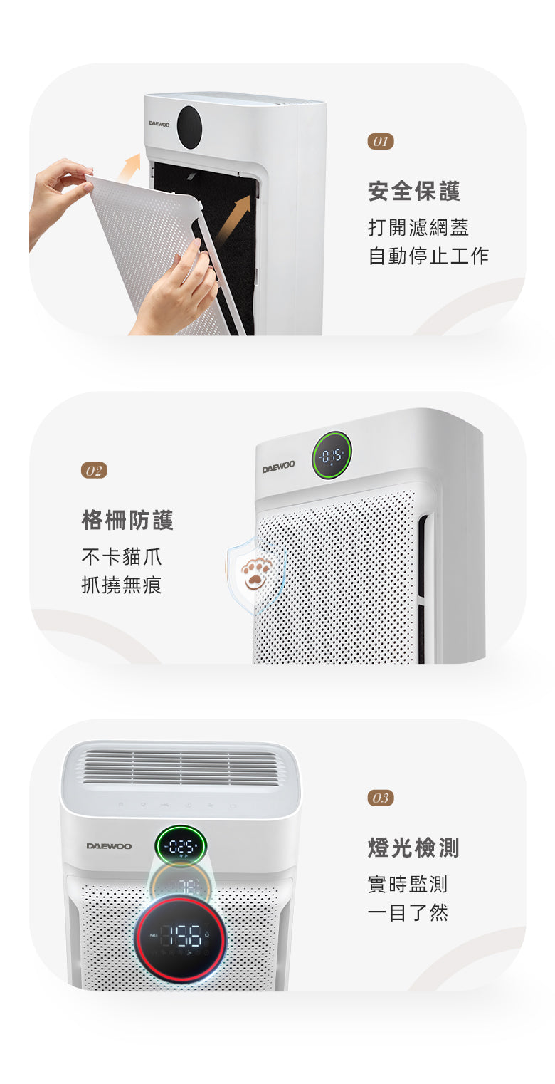 DAEWOO AP2全方位智能空氣清淨機