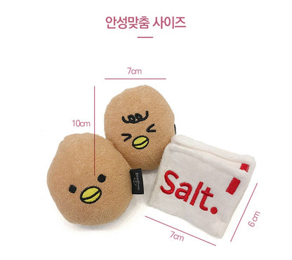 DINGDOG 狗狗嗅覺玩具 - 塩+ 咇咇聲/沙沙聲 雞蛋