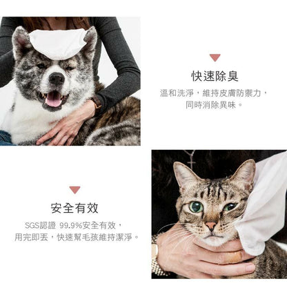 草本抑菌抹身手套 防蚊防蚤/ 擦澡手套 5入/包